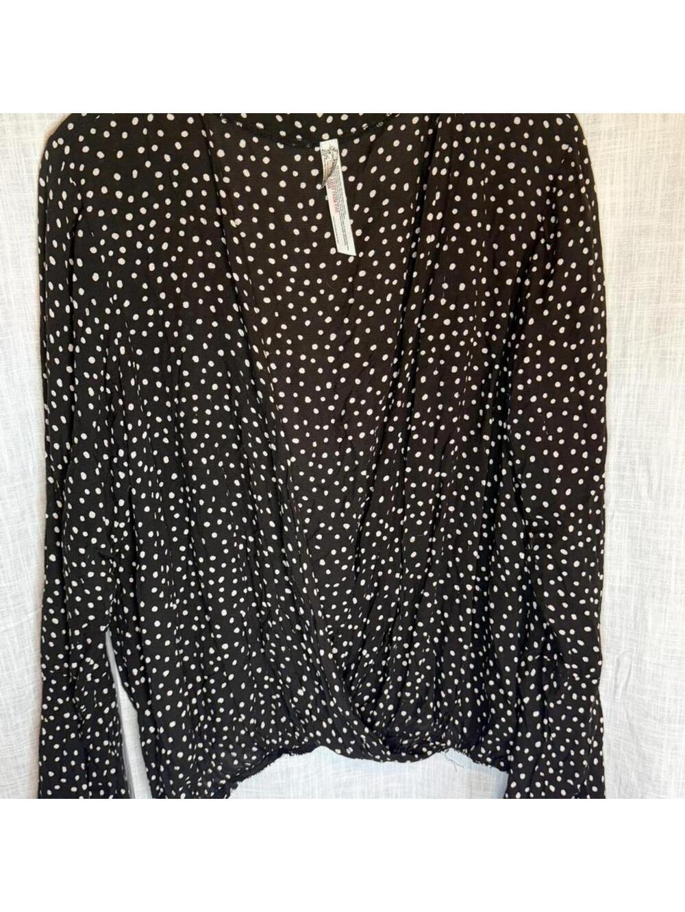 Free People Women's Polka Dot Blouse
